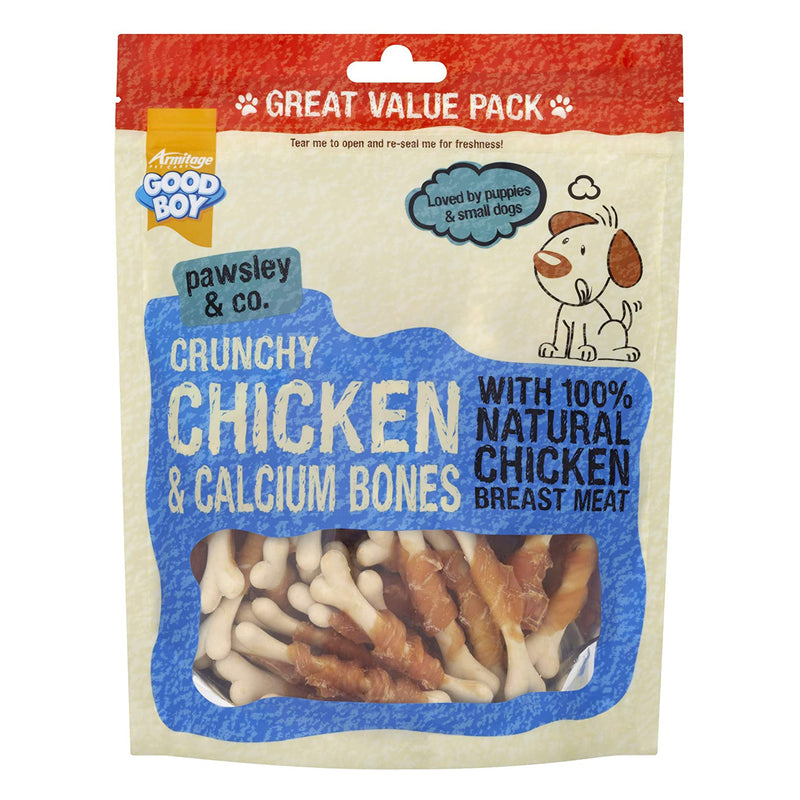 Good Boy Pawsley Crunchy Chicken & Calcium Bones 350g