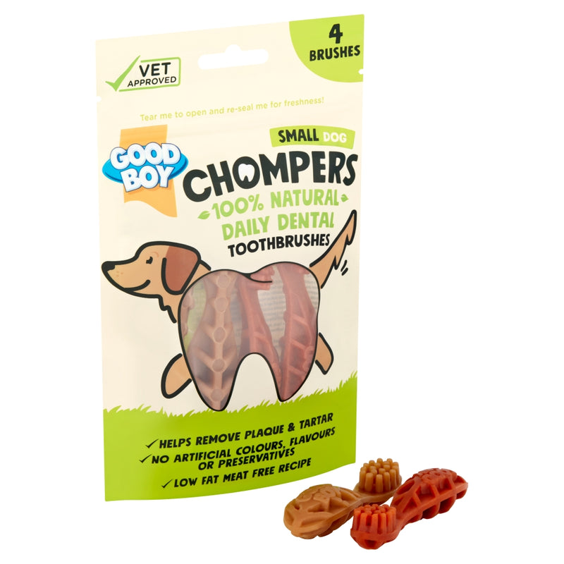 Good Boy Chompers Dental Toothbrushes Small Dog