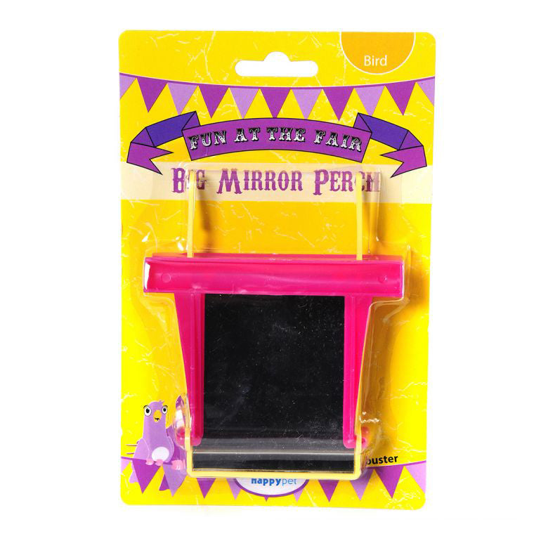 Happy Pet The Bird House Big Mirror with Perch