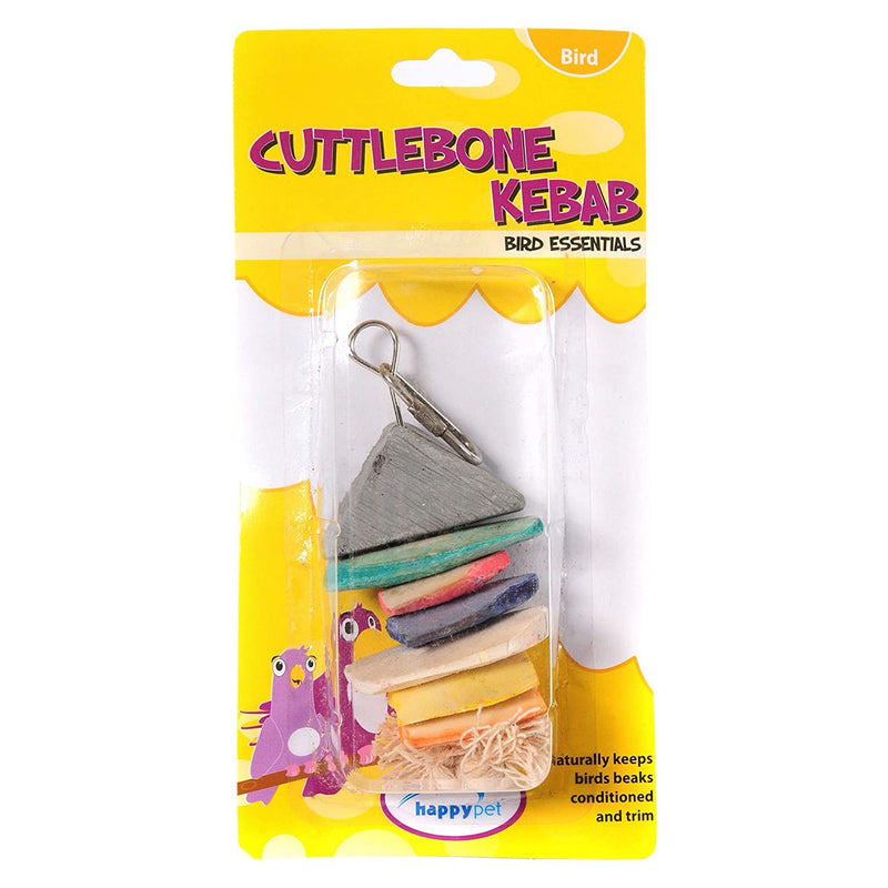 Happy Pet Cuttlebone Kebab Bird Toy