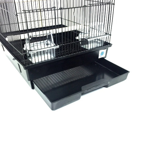 Patti Large Bird Cage For Budgie & Canary - Black
