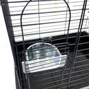 Anna Large Bird Cage For Cockatiel - Black