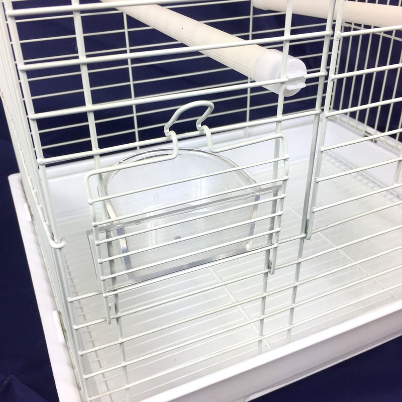 Anna Large Bird Cage For Cockatiel - White