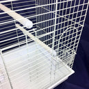 Anna Large Bird Cage For Cockatiel - White