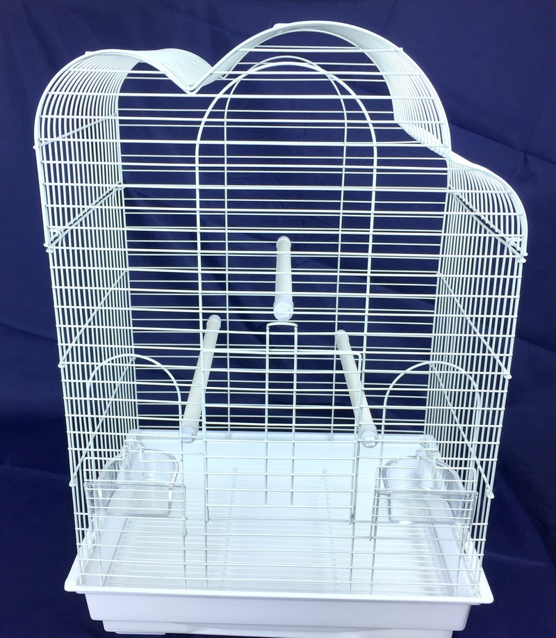 Anna Large Bird Cage For Cockatiel - White