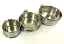 Stainless Steel Feeding Bowls with Holder - 3 Sizes