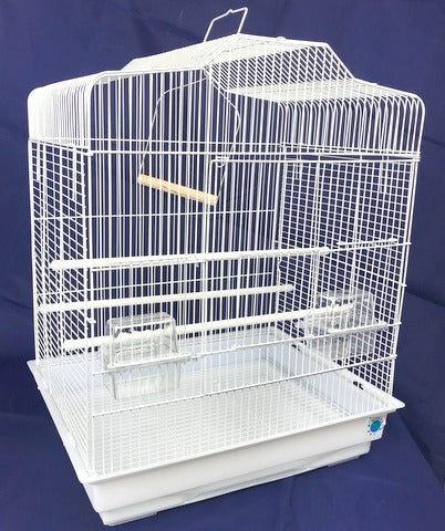Sarah Large Bird Cage For Budgie & Canary - White