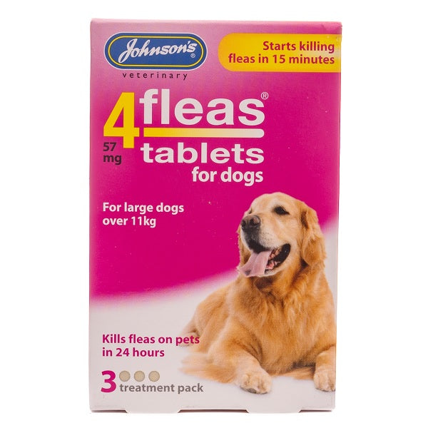 Johnson's 4Fleas Large Dog Tablets 3 Pack