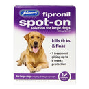 Johnson's Fipronil Spot-On for Large Dogs