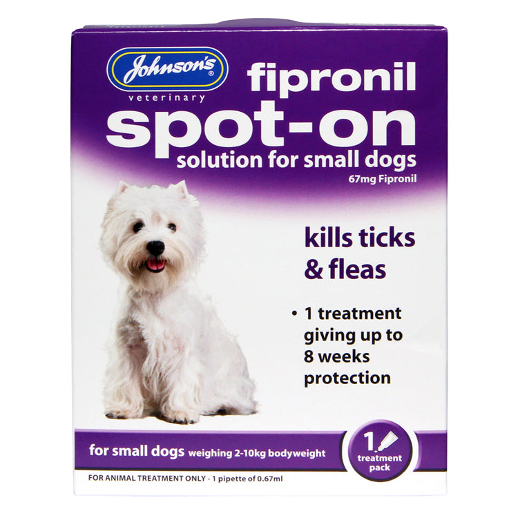 Johnson's Fipronil Spot-On for Small Dogs