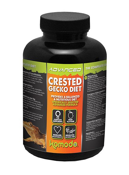 Komodo Advanced Crested Gecko Diet Food 330g