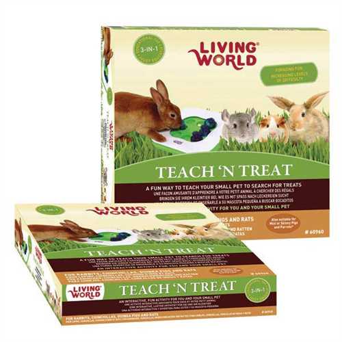 Living World 3 in 1 Teach n Treat Small Animal Game