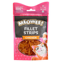 Meowee Fillet Strips Chicken 35g
