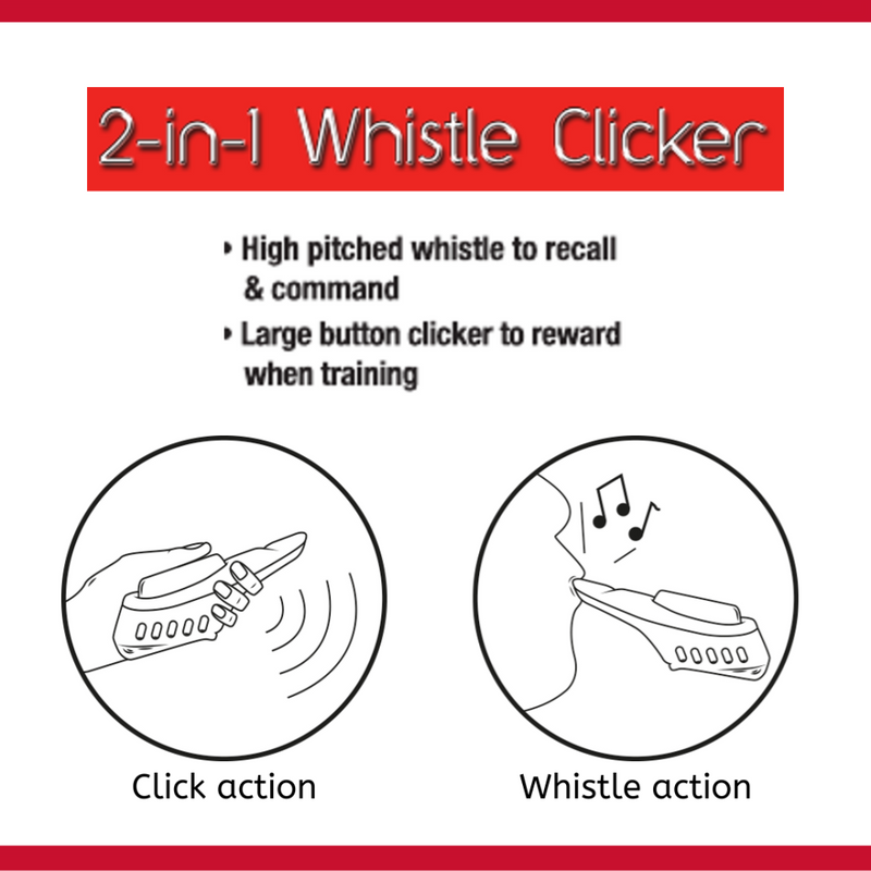 Mikki 2in1 Dog Whistle Clicker