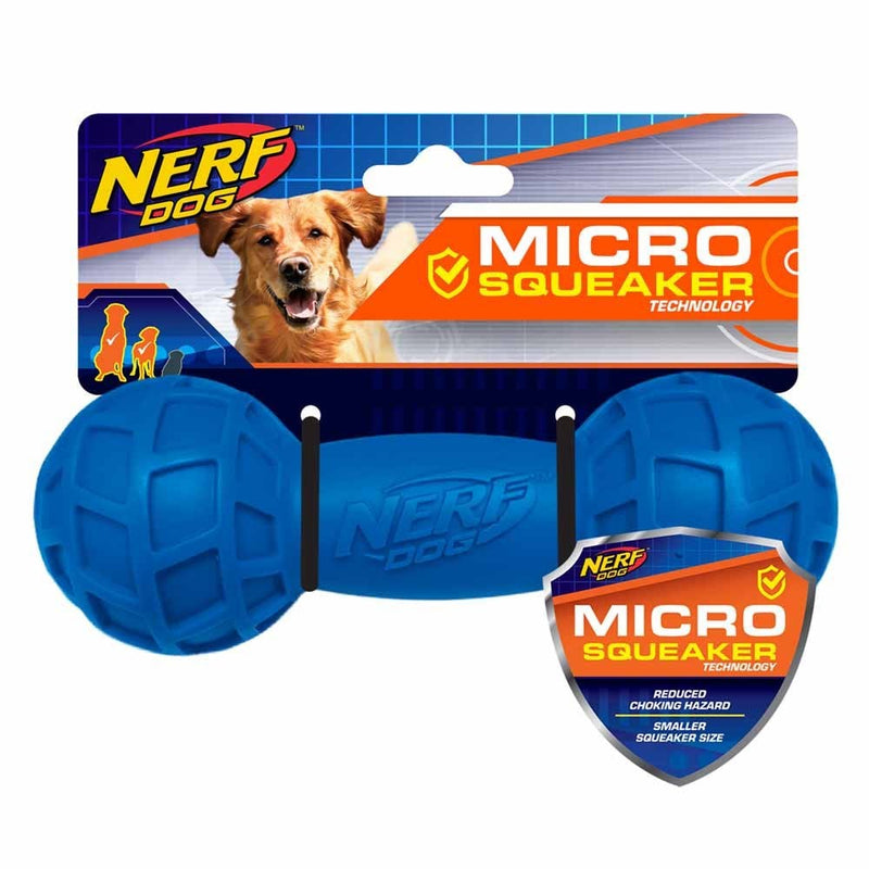 Nerf Dog Micro Squeak Exo Barbell