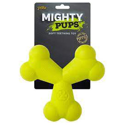 Pet Love Mighty Pups Foam Soft Teething Tri-Bone
