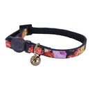 Rosewood Designer Quick Release Cat Collar Floral Print