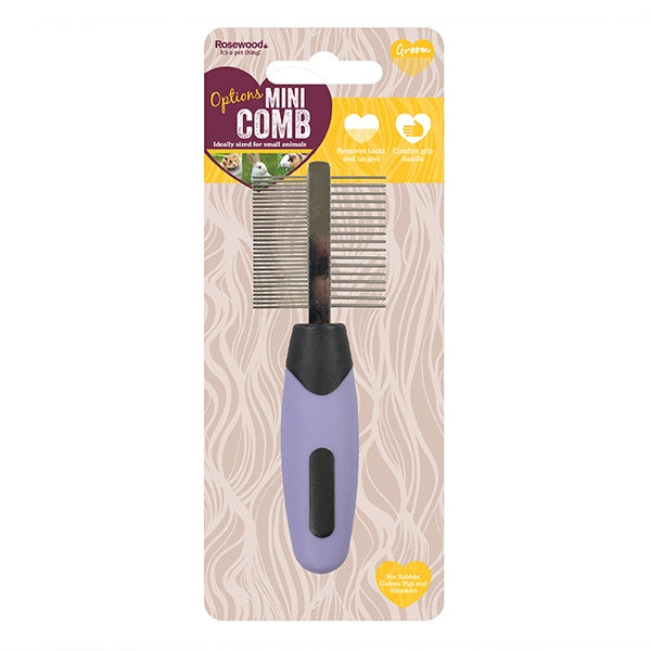 Rosewood Options Double Sided Mini Comb 13cm