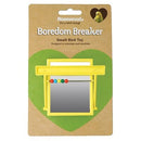 Rosewood 2 Perch Mirror with Beads