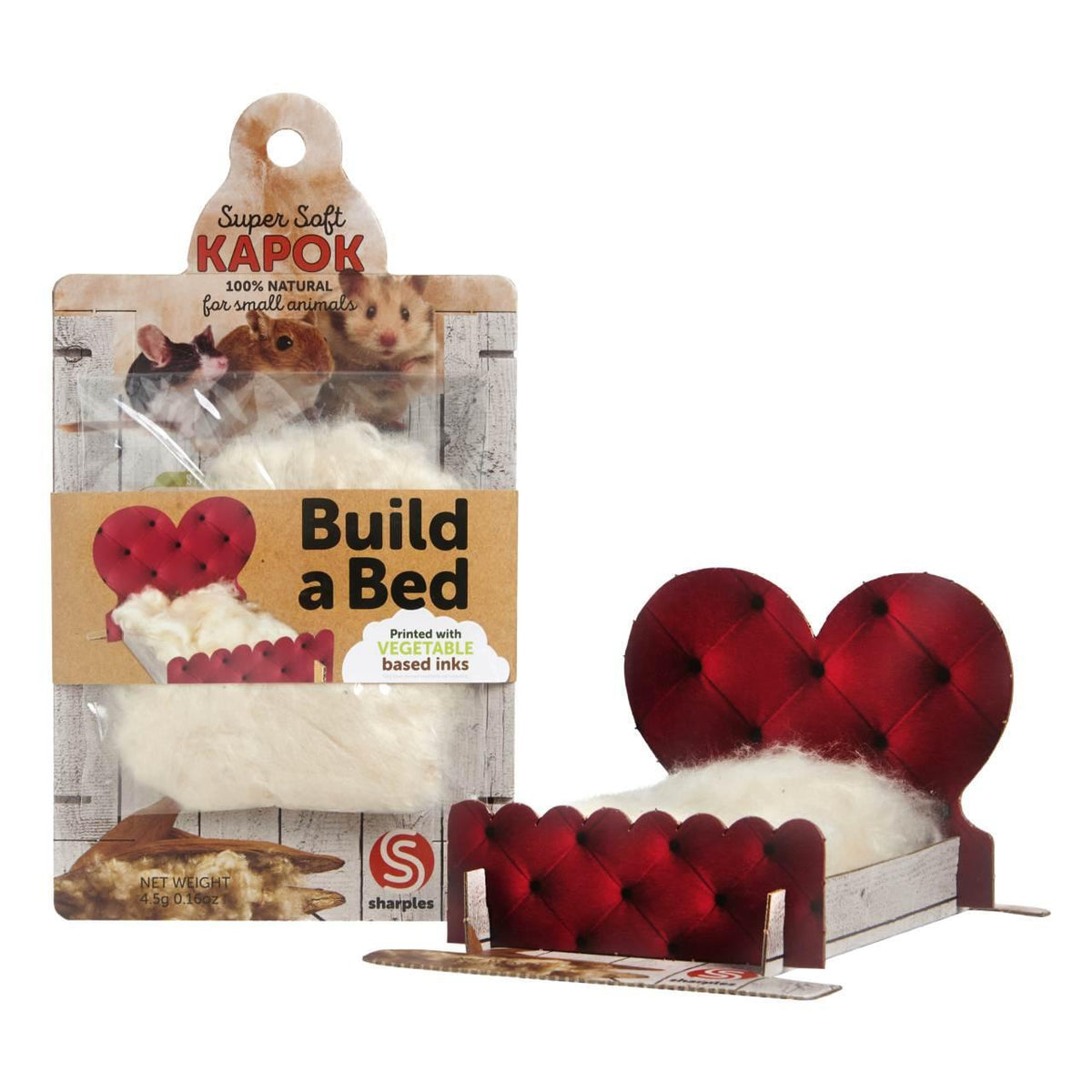 Kapok Build A Bed – Spielzeug & Bett In Einem Für Haustiere | Aus Recycelten Materialien | Sicher Zu Kauen