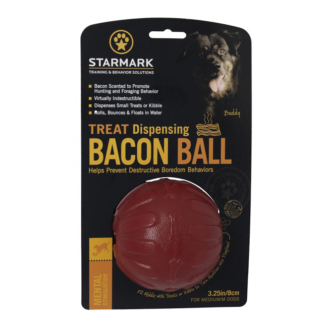 Starmark Treat Dispensing Bacon Ball