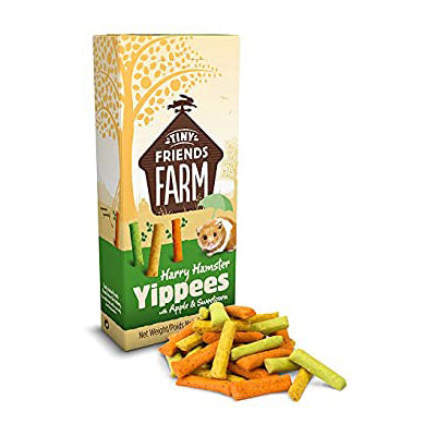 Tiny Friends Farm | Small Pet Treats | Harry Hamster Yippees with Apple & Sweetcorn - 120g