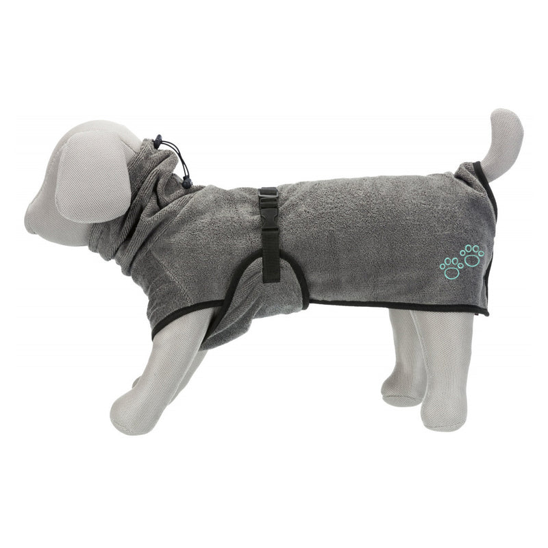 Trixie Bathrobe For Dogs - Grey