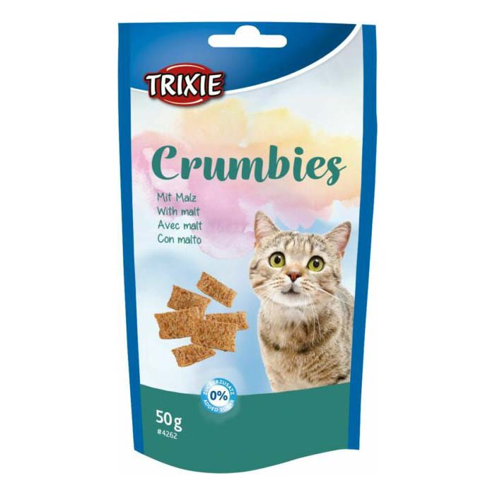 Trixie Crumbies Malt Cat Treats 50g