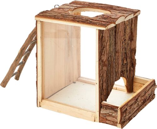 Trixie Natural Living | Small Pet Enrichment | Wooden Playing & Digging Tower - 25cm