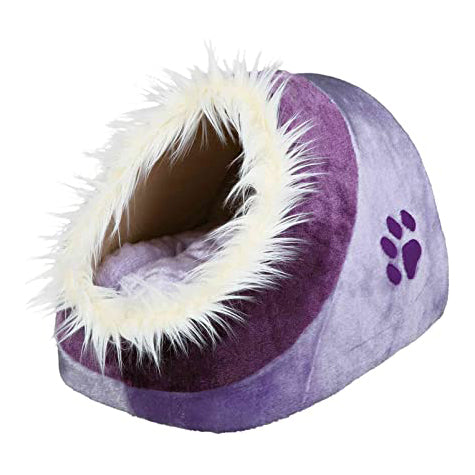 Trixie Minou Cuddly Cave for Cats & Small Dogs - Purple