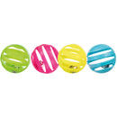 Trixie Plastic Cat Balls 4 Pack
