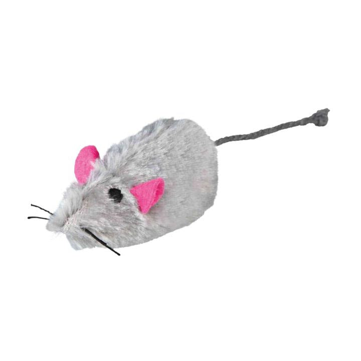 Trixie Plush Squeaky Mouse Cat Toy 9cm