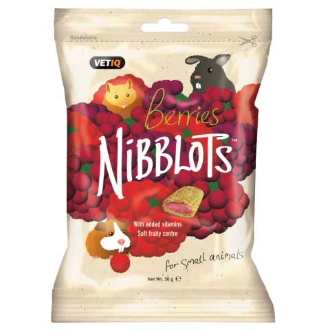 VetIQ Berries Nibblots Small Animal Treats