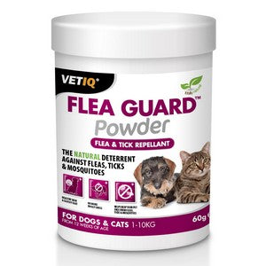 VetIQ Flea Guard Powder Flea & Tick Repellent