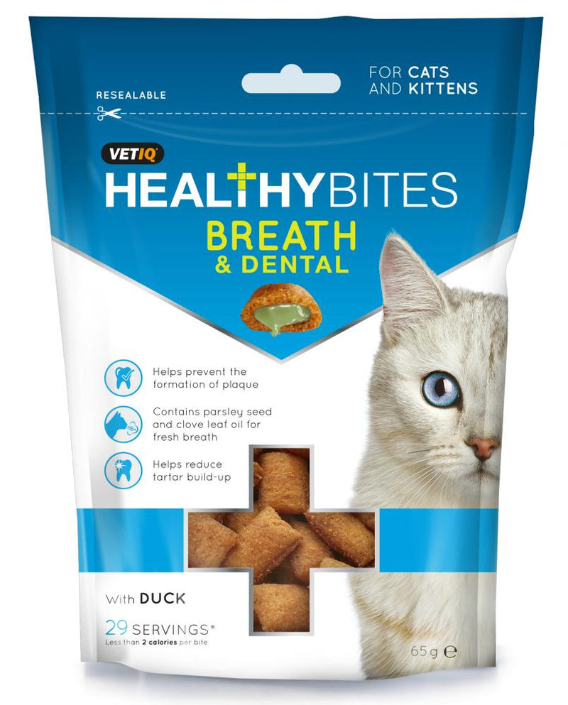 VetIQ Healthy Bites Breath & Dental Cat Treats
