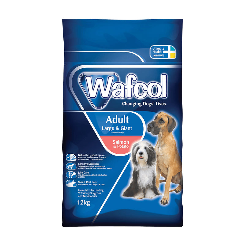 Wafcol Salmon & Potato Dog Food For Large/Giant Dogs
