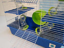 Abby 3 Tier Large Hamster Cage - Blue & Lime-Package Pets