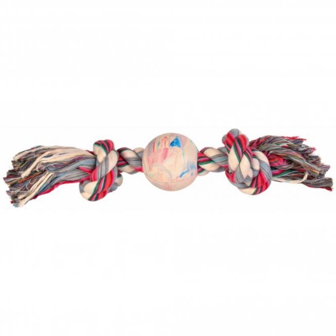 Trixie Play Rope with Ball Dog Toy
