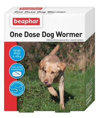 Beaphar Dog Worming Tablets For Large Dogs