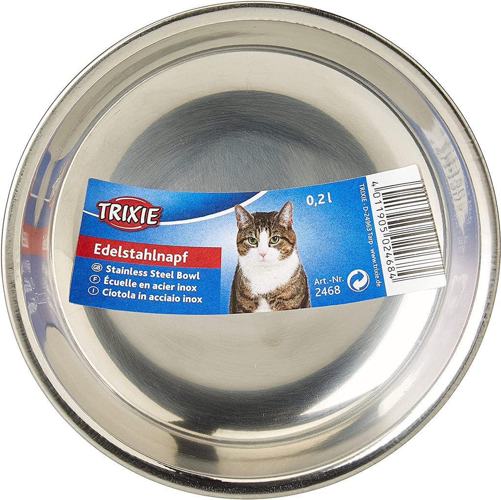 Trixie Shallow Stainless Steel Bowl