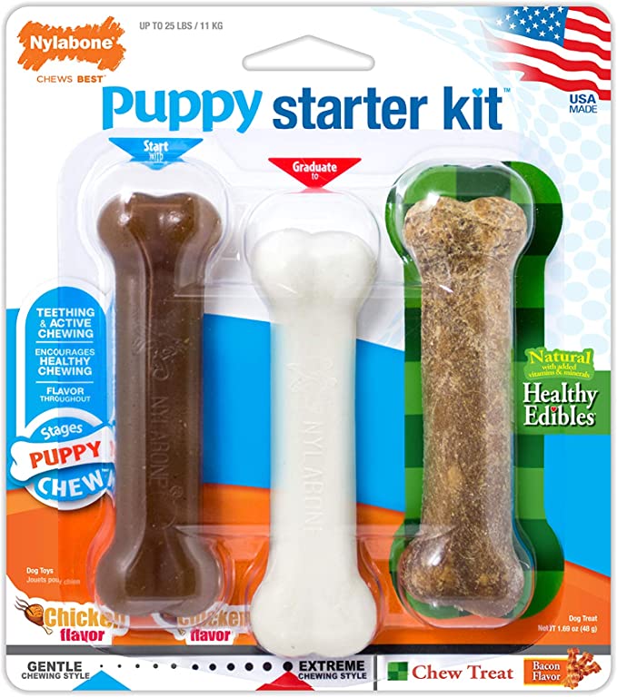 Nylabone Puppy Starter Kit 3 Pack