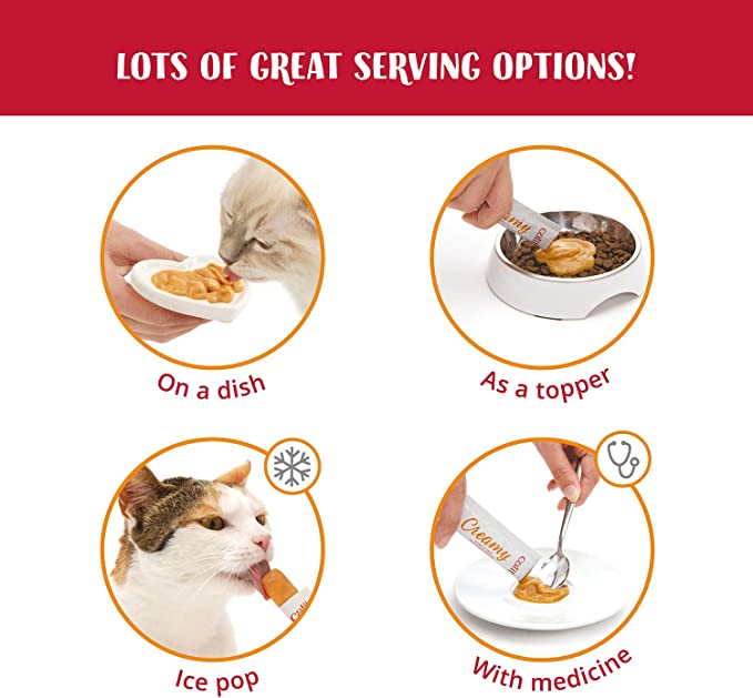 Catit Creamy Lickable Cat Treats Chicken 4 pack
