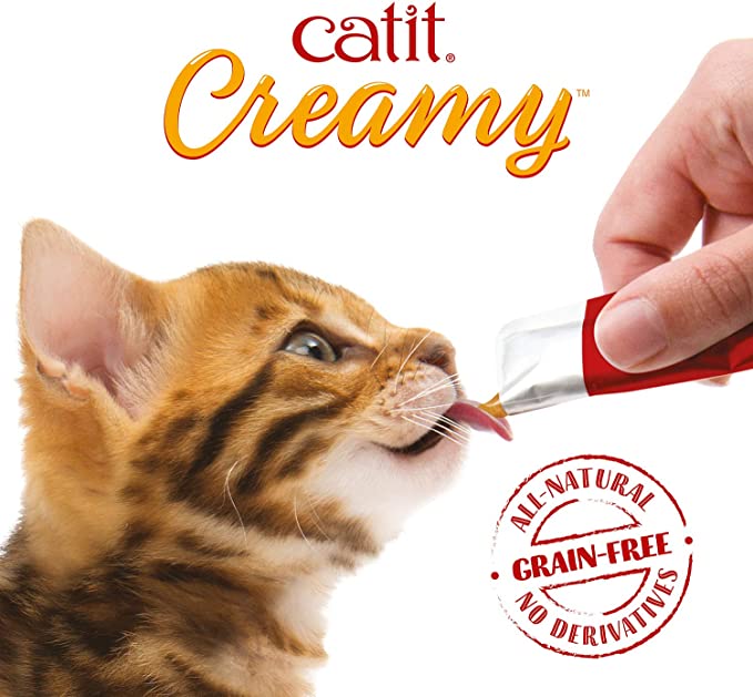 Catit Creamy Lickable Cat Treats Salmon 15 Pack
