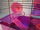Dexter 2 Tier Large Hamster Cage - Pink & Purple-Package Pets