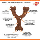 Nylabone Extreme Dog Wishbone Bison