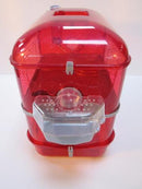 Fantazia 2 Tier Large Glitter Hamster Cage - Red & Silver-Package Pets