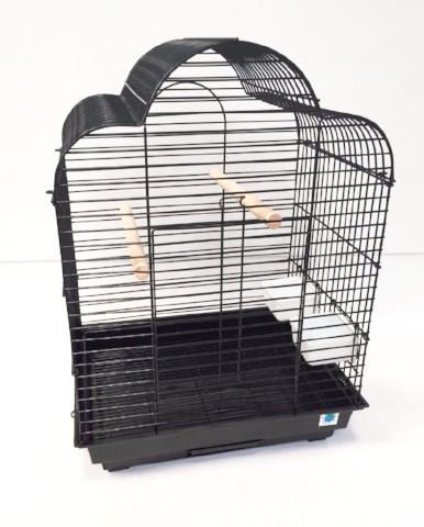 Gabby Large Bird Cage For Cockatiels - Black-Package Pets