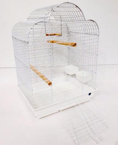 Gabby Large Bird Cage For Cockatiels - White-Package Pets