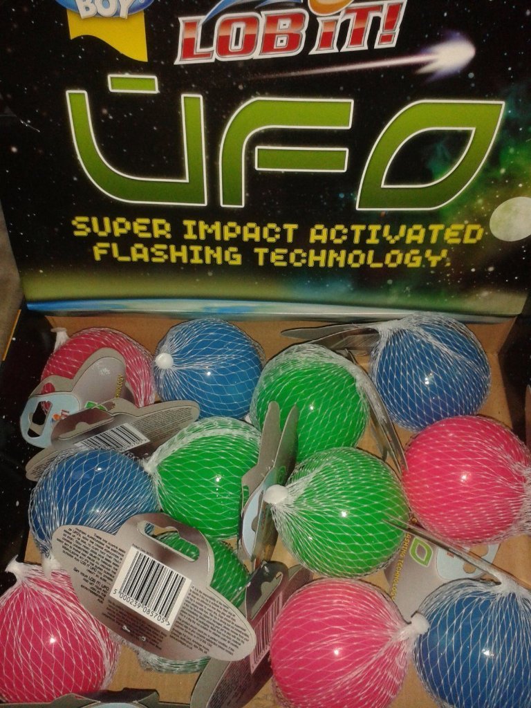 Goodboy Lob It UFO Flashing Dog Ball-Package Pets