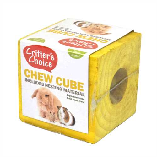 Critters Choice Wood Chew Cube
